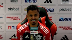Allan é apresentado no Flamengo - Reprodução FlaTV