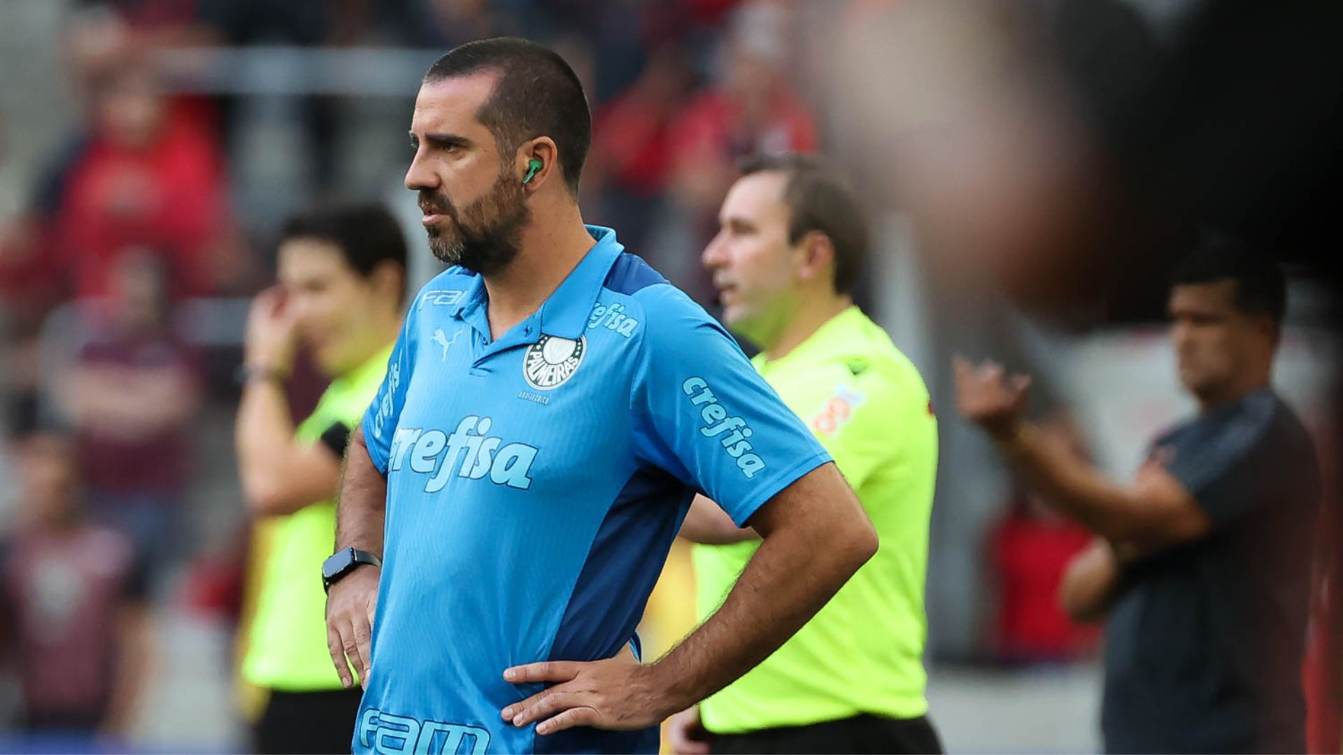 A CBF rebateu o ataque do auxiliar técnico de Abel Ferreira. João Martins, após o empate do Palmeiras com o Athletico-PR - Cesar Greco/ Palmeiras/ Flickr