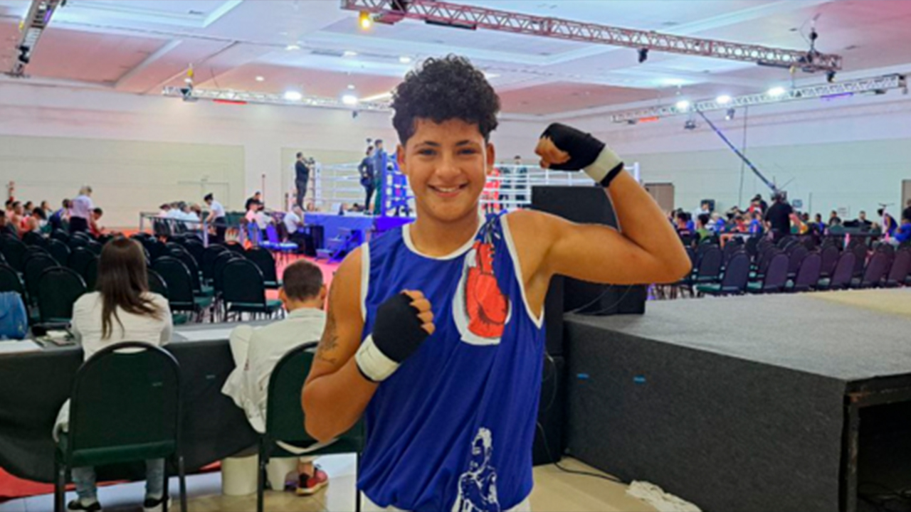 Camila Silva foi campeã até 54kg na divisão cadete feminino - Camila Nakazato/CBBoxe