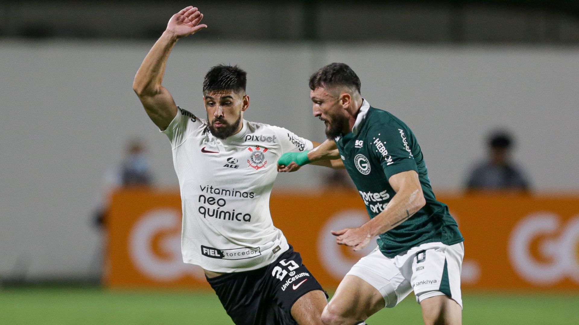 Corinthians x Goiás: onde assistir ao vivo ao Brasileirão. Na foto, jogadores pelo confronto do 1º turno - Rodrigo Coca/ Agência Corinthians