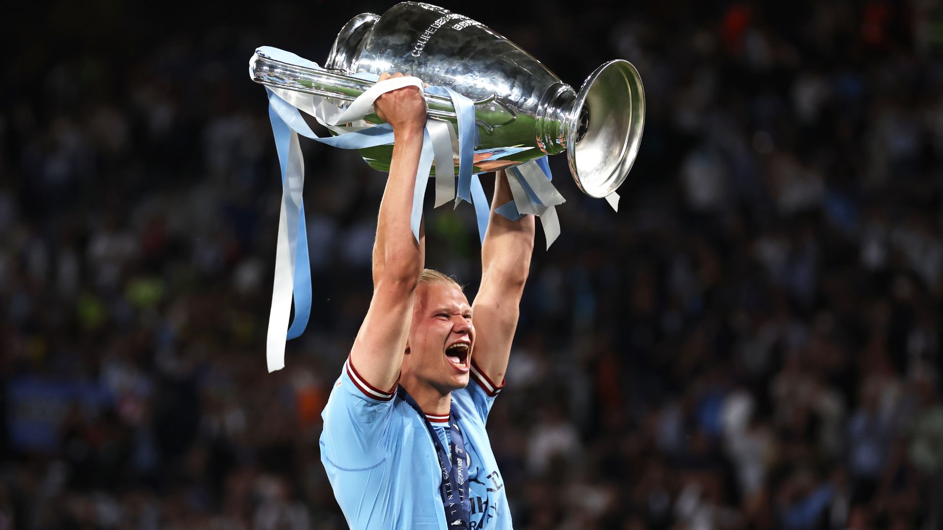 Haaland é eleito melhor da temporada pela UEFA - Getty Images