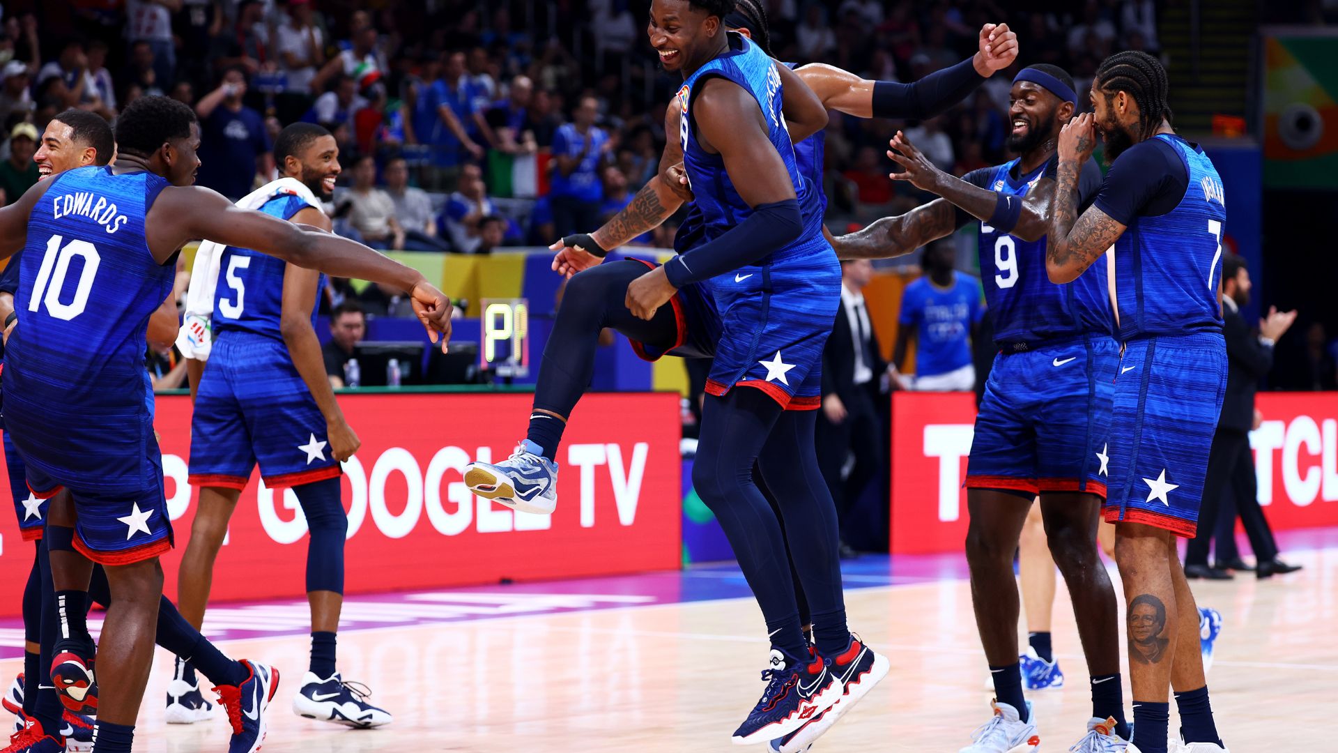 Estados Unidos atropelam Itália e vão à semi do Mundial de Basquete - GettyImages
