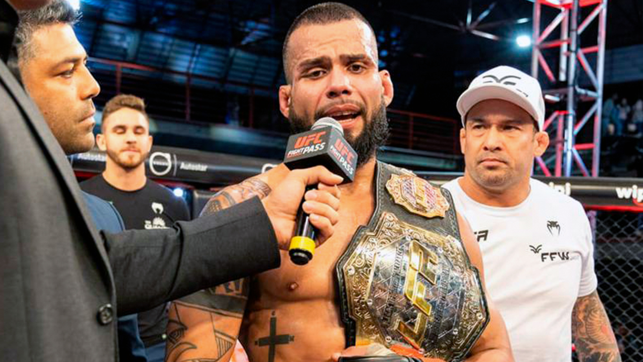 Geraldo Luan Santana é o novo campeão do LFA - Divulgação/CMSystem