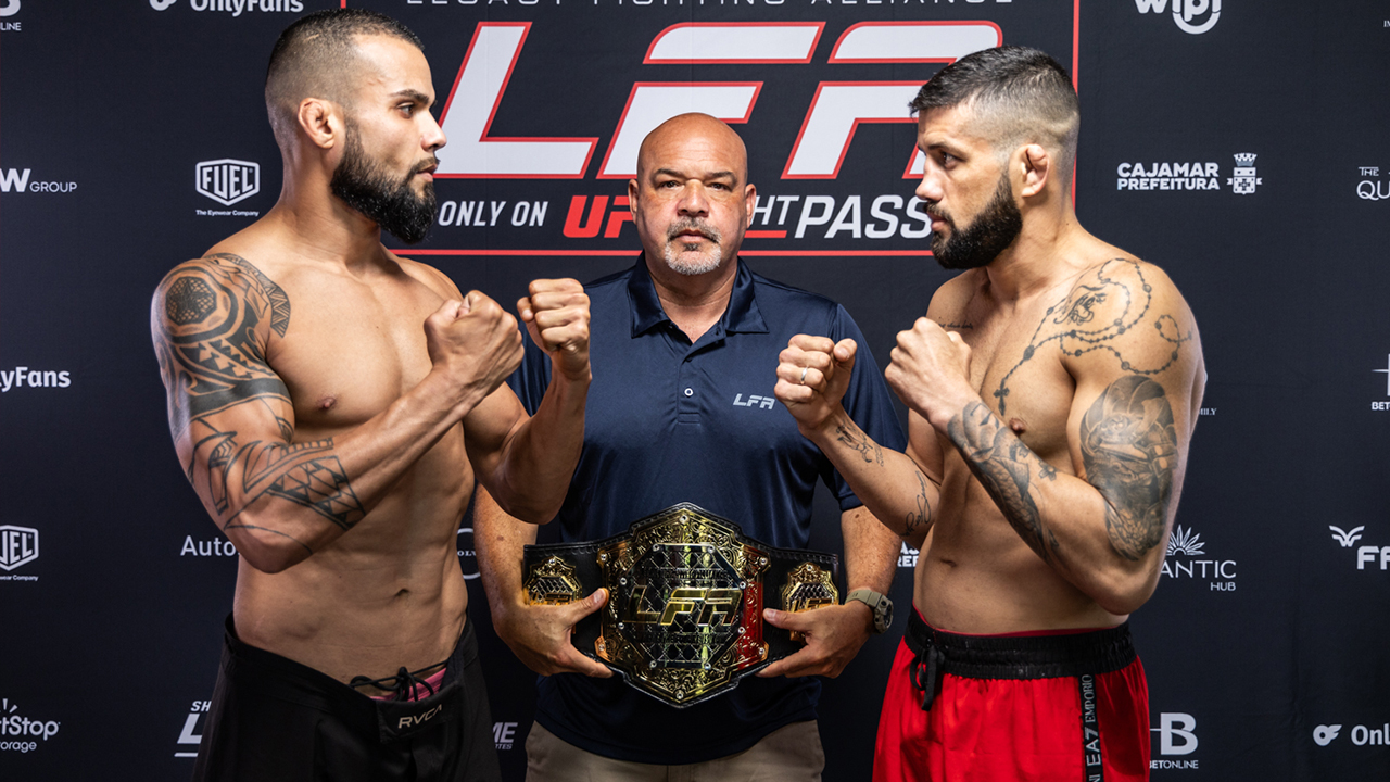 Duelo vale o cinturão dos meio-médios - LFA Brasil