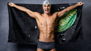 Leo de Deus foi prata  no 200m borboleta - Felippe Luque