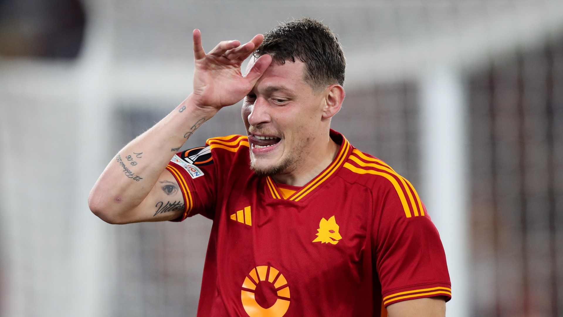 Roma contra o Servette - Getty Images