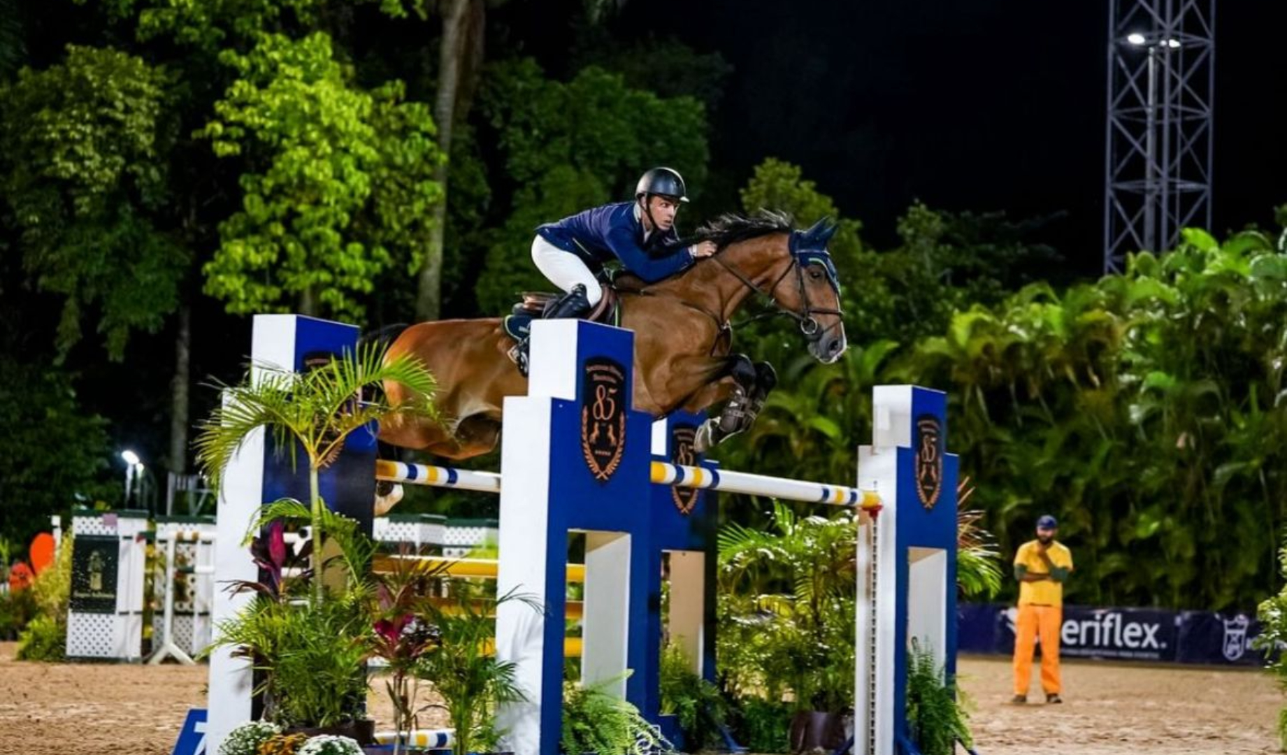 Stephan Barcha, medalha de ouro no pan em ação - Crédito: 2clac