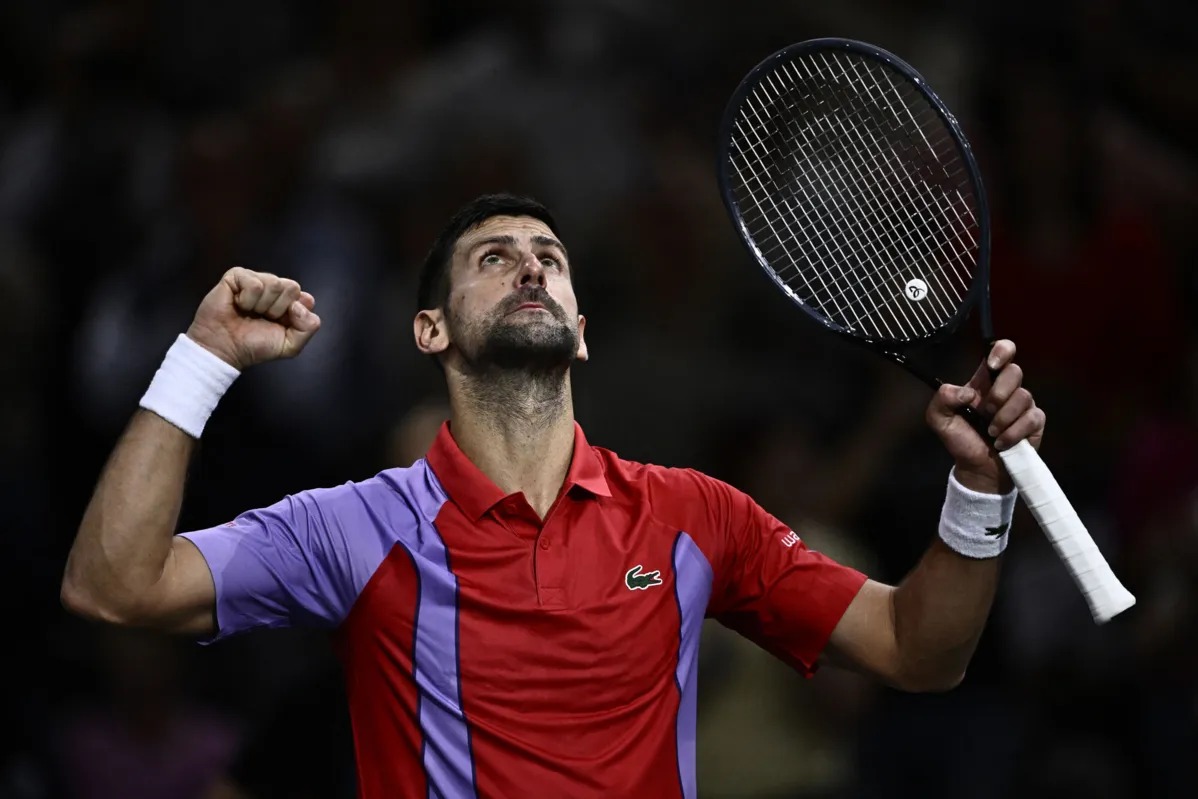 Djokovic disputando o Master 1000 - Foto:  Julien de Rosa - AFP