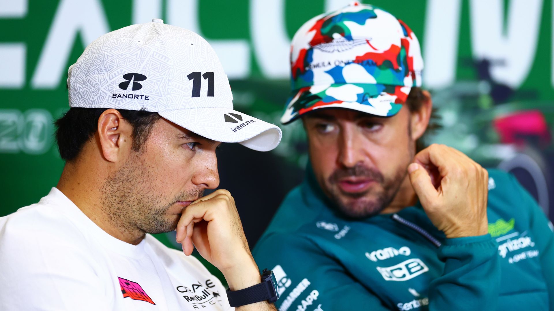 Após batalha incrível no GP de São Paulo, Pérez exalta qualidade de Alonso - Getty Images