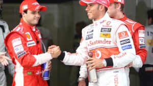 Disputa entre Massa e Hamilton parece não ter fim - Foto: Getty Images