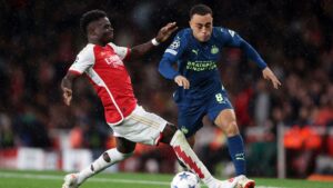 PSV x Arsenal será definida na Champions League 2023/2024 - Getty Images