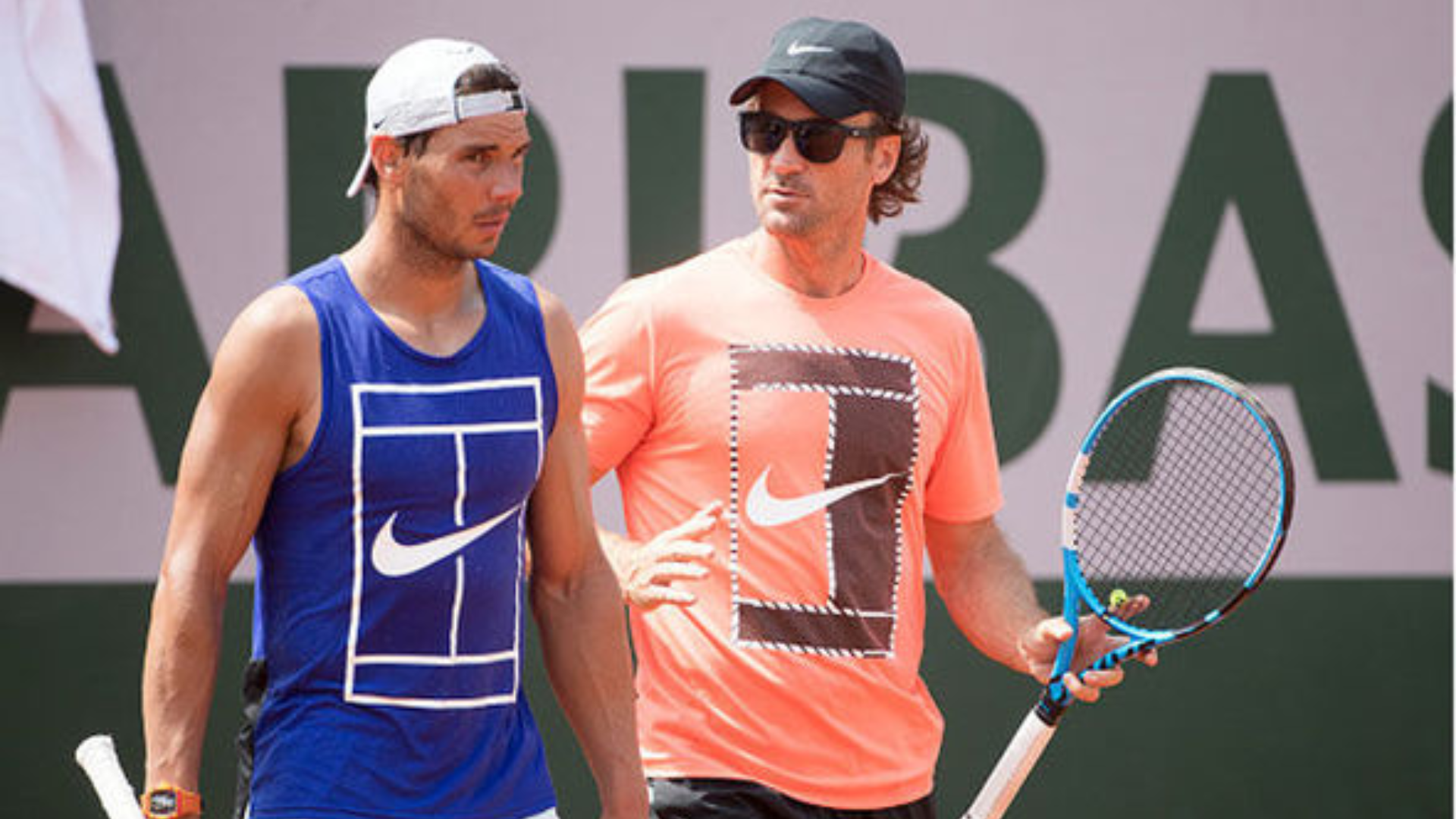 Carlos Moya e Rafael Nadal - Foto: Getty Images