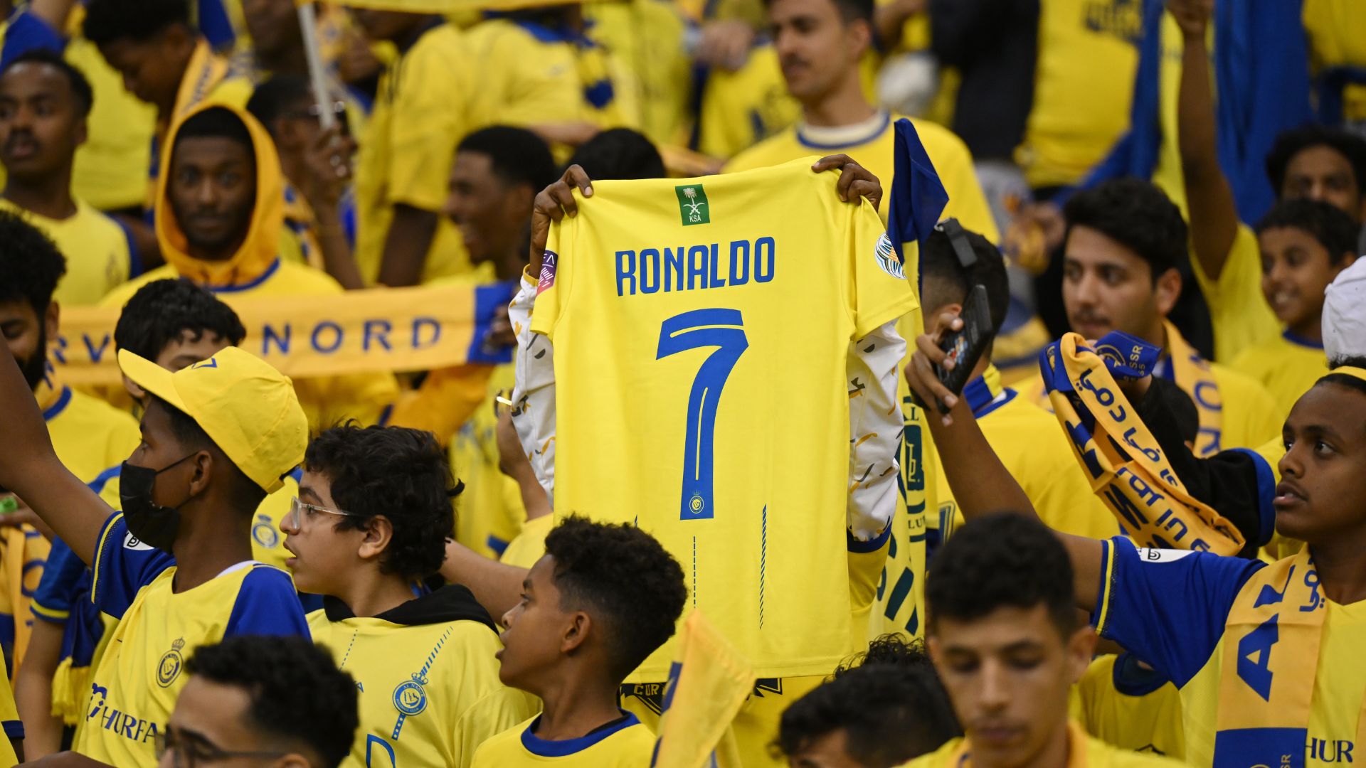 Hotel do Al Nassr na China é invadido por fãs de Cristiano Ronaldo - Getty Images