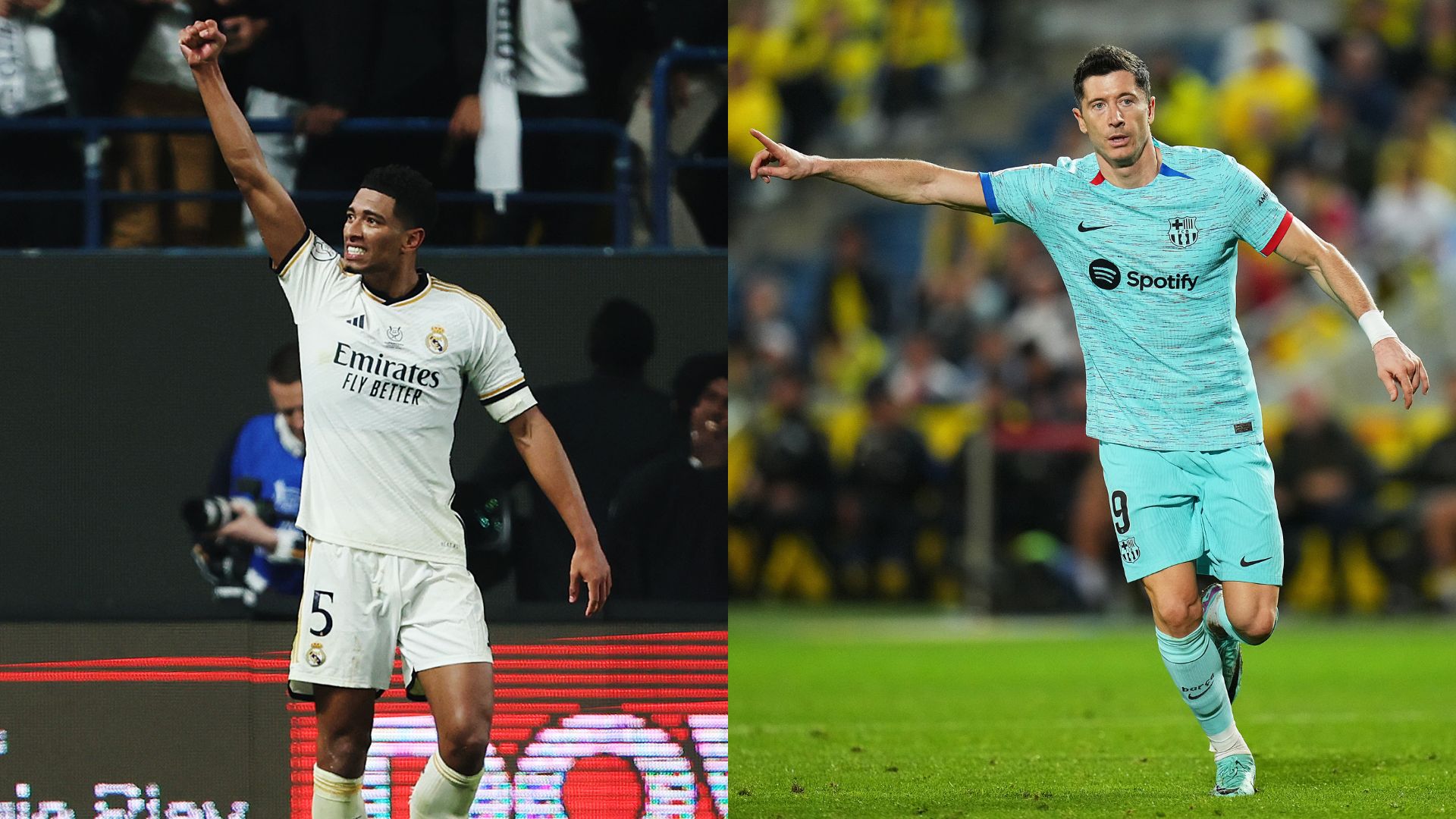 Real Madrid e Barcelona pela Supercopa da Espanha - Getty Images