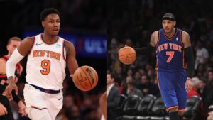 Carmelo Anthony/ RJ Barrett - Getty Images