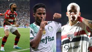 Flamengo/ Palmeiras/ Santos - Getty Images