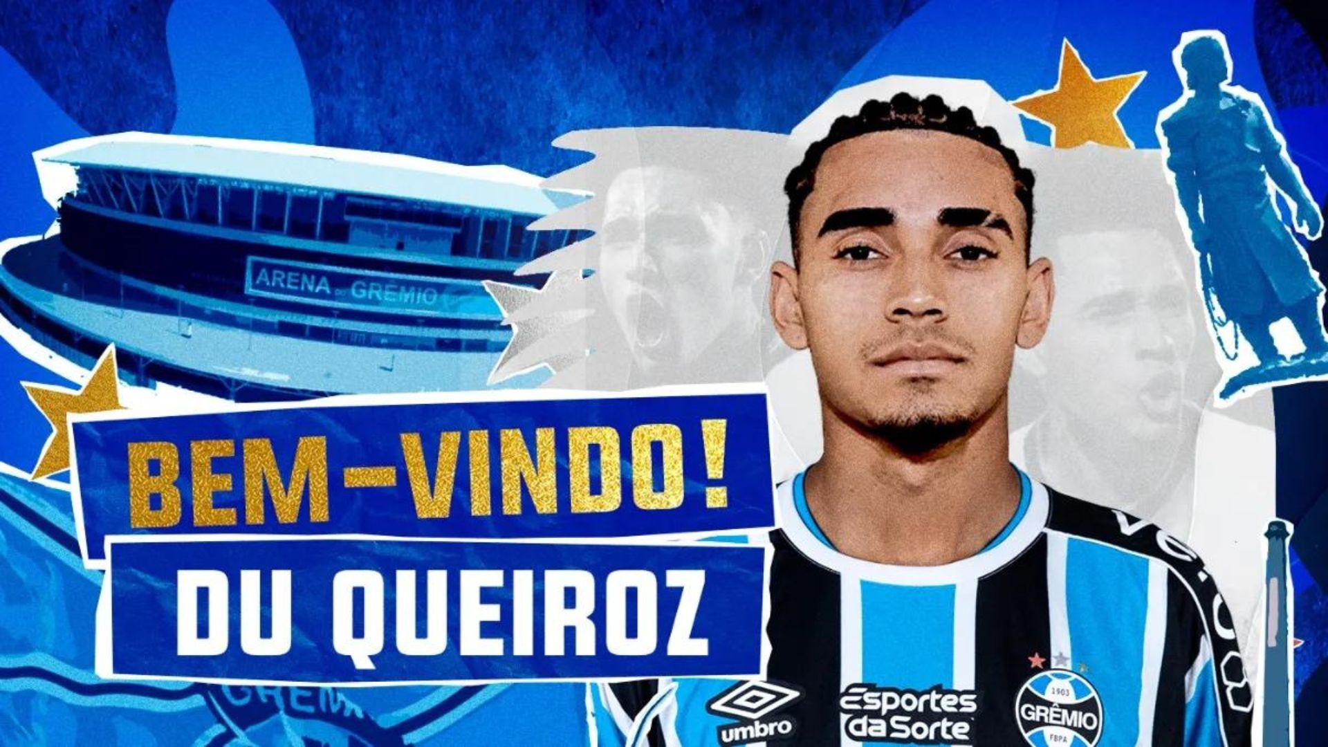 Grêmio anuncia contratação de Du Queiroz - Divulgação/ Grêmio