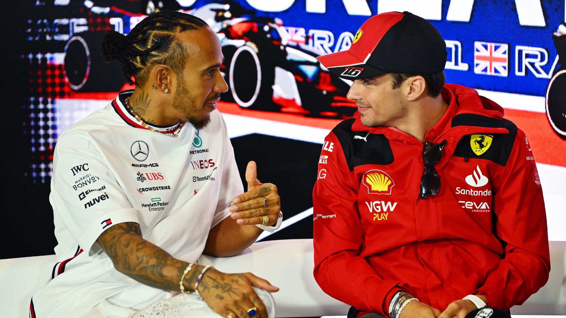 Leclerc fala sobre acerto de Hamilton com a Ferrari: “Eu já sabia” - Getty Images
