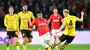 PSV contra o Borussia Dortmund - Getty Images