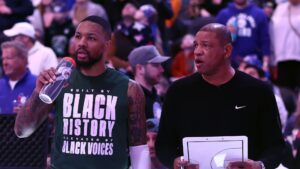 Damian Lillard e Doc Rivers - Getty Images