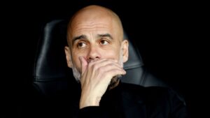 Guardiola ironizou novo teto do Santiago Bernabéu - Getty Images