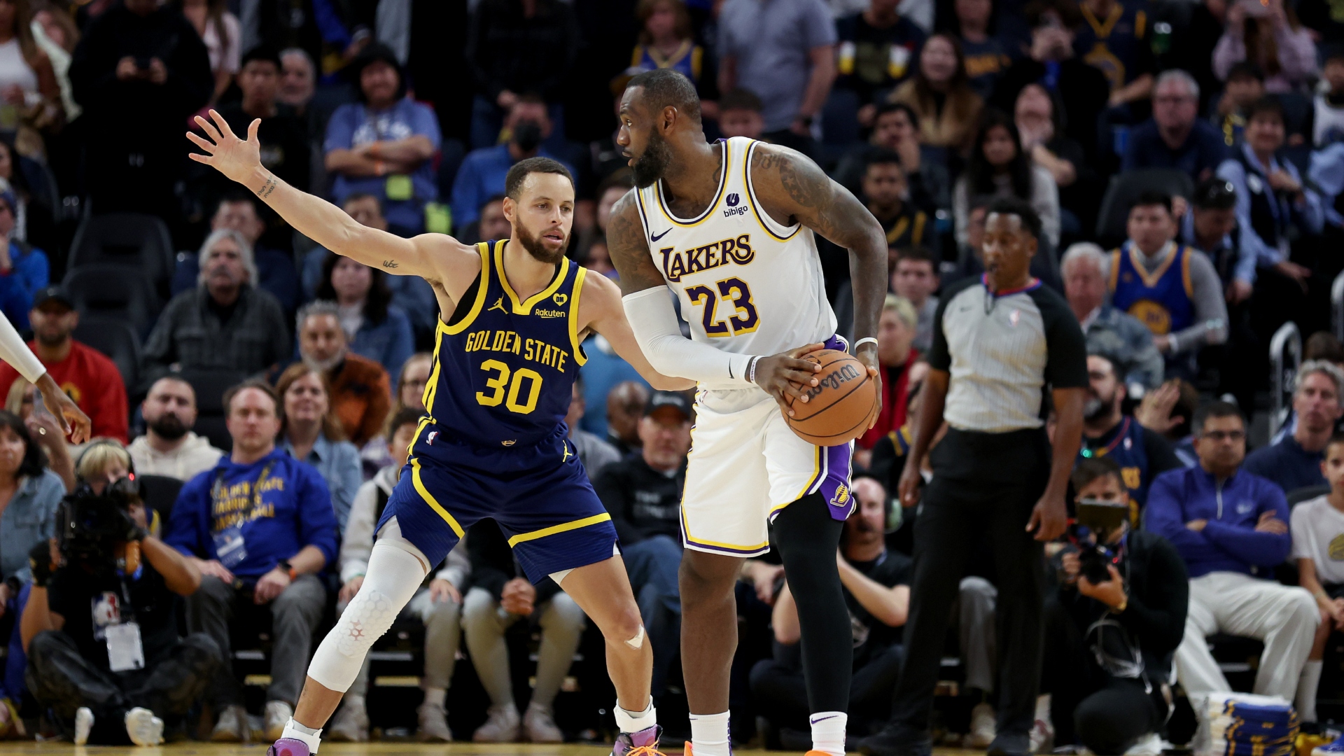 Lakers contra Warriors - Getty Images
