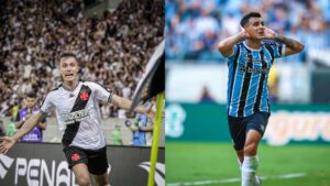 Vasco e Grêmio pelo Brasileirão - Flickr Vasco / Matheus Lima - Flickr Grêmio / Lucas Uebel