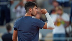 Carlos Alcaraz atropela Wolf na estreia de Roland Garros - Getty Images