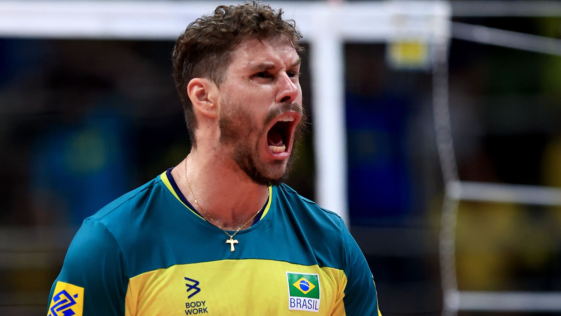 Bruninho na Seleção Brasileira de vôlei - Getty Images
