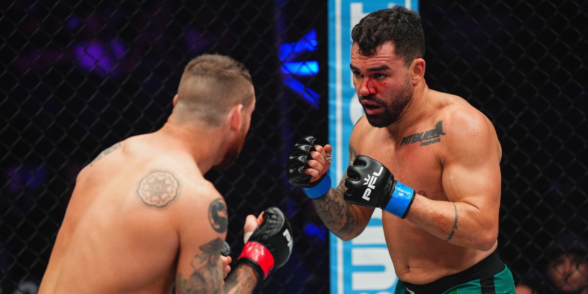 Patricky Pitbull encara o compatriota Bruno Robusto em busca de sua primeira vitória na PFL - Foto: divulgação PFL