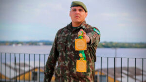 Sgt. Valdir, conhecido no jiu-jitsu como Junior Moraes, é bicampeão brasileiro - Divulgação