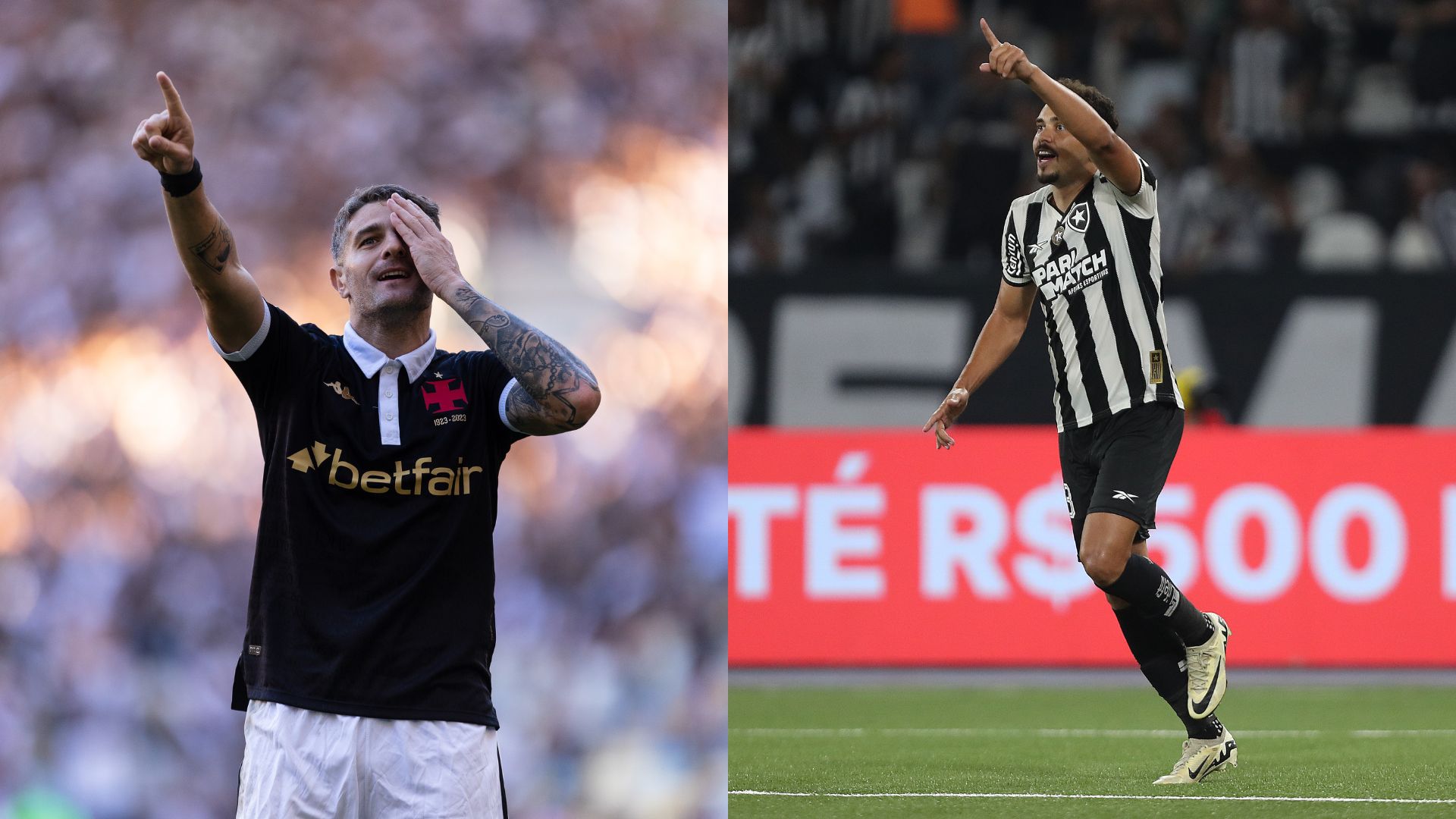 Vasco e Botafogo pelo Brasileirão - Getty Images