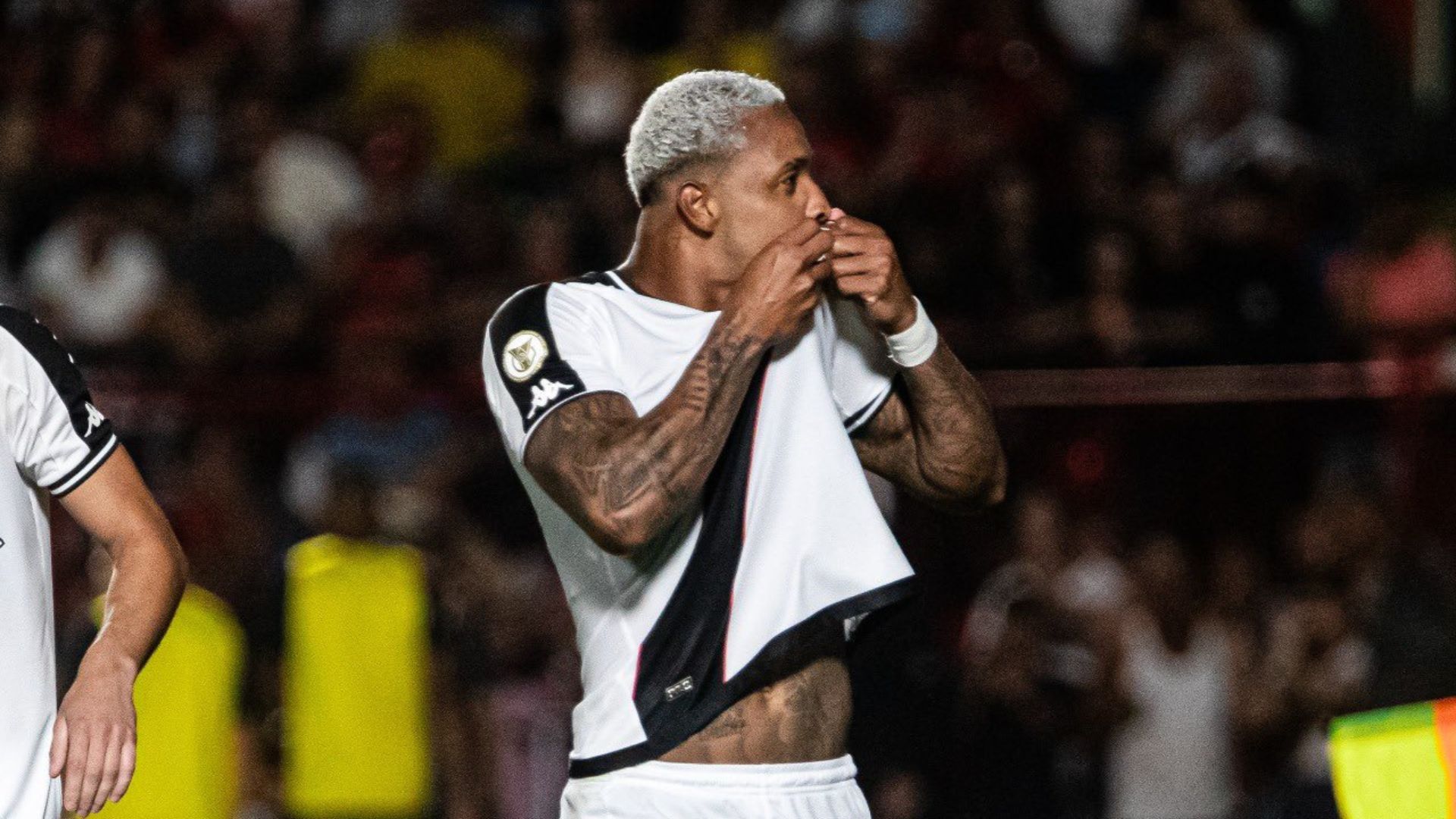 David comemora o gol - Leandro Amorim/Vasco