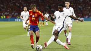 Espanha e Inglaterra seguem empatados na Eurocopa - Getty Images