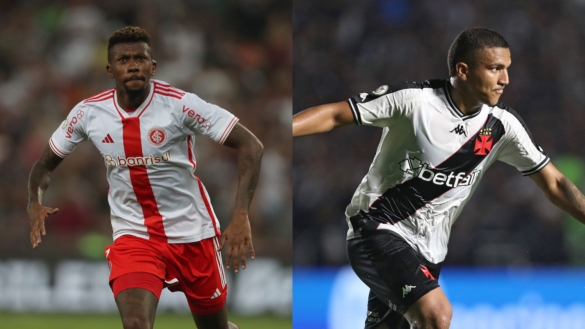 Internacional e Vasco pelo Brasileirão - Getty Images