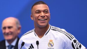 Mbappé se apresenta ao Real Madrid - Getty Images