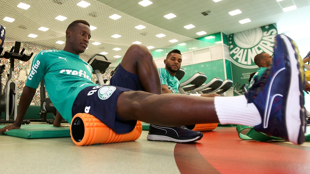 Iván Angulo voltou ao Palmeiras após o empréstimo - Cesar Greco/Palmeiras
