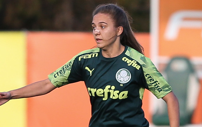 Stefany, do Palmeiras, estreia pelo Brasileirão e se torna a primeira atleta surda do futebol feminino! - Fábio Menotti/Palmeiras