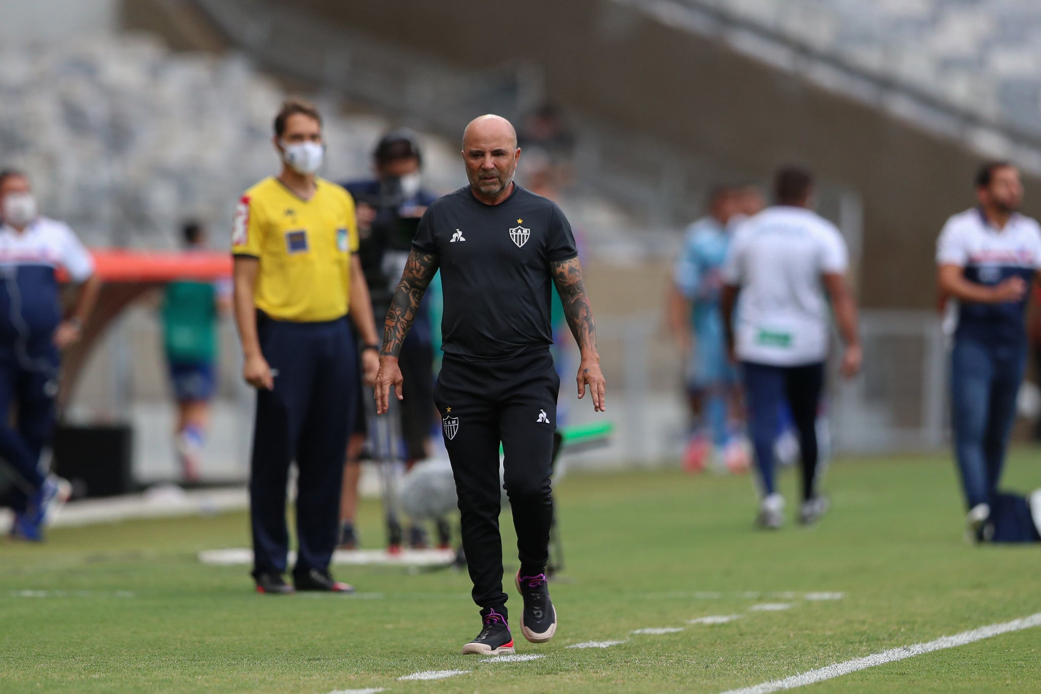 Jorge Sampaoli em ação - GettyImages