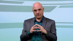 Presidente do Palmeiras voltou a falar sobre a contratação do atacante! - Reprodução/SporTV