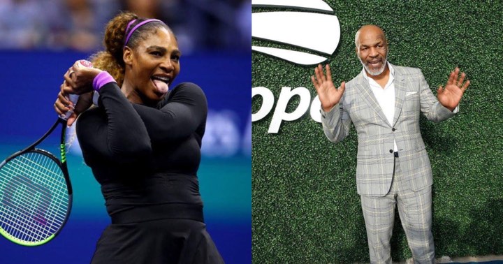 Serena Williams e Mike Tyson protagonizam cena inusitada em encontro nos Estado Unidos - GettyImages