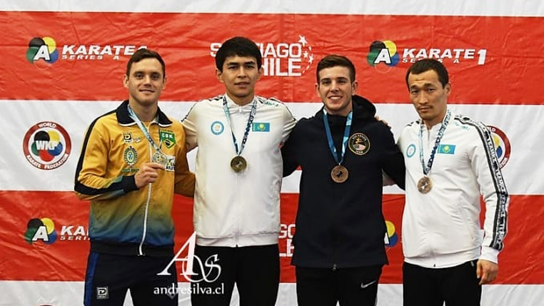 Douglas Brose conquista medalha de prata - Andres Silva