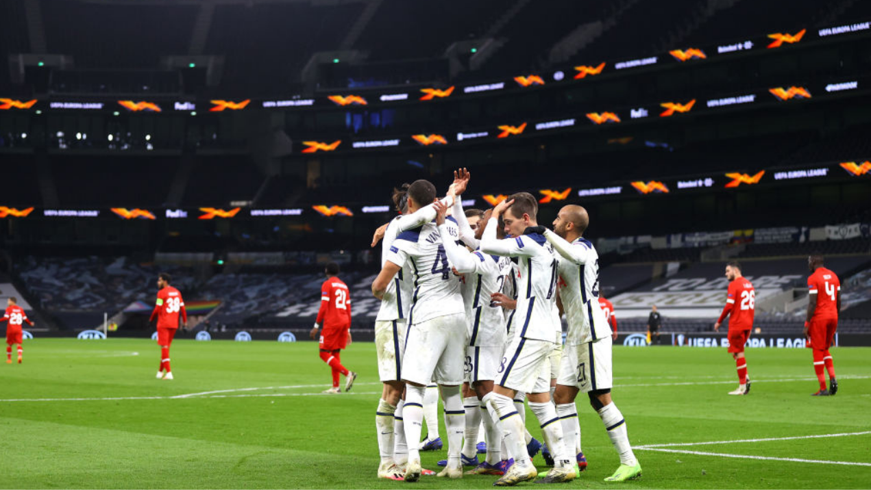 Tottenham bate o Royal Antwerp por 2 a 0 e se classifica em primeiro no Grupo J da Liga Europa - GettyImages