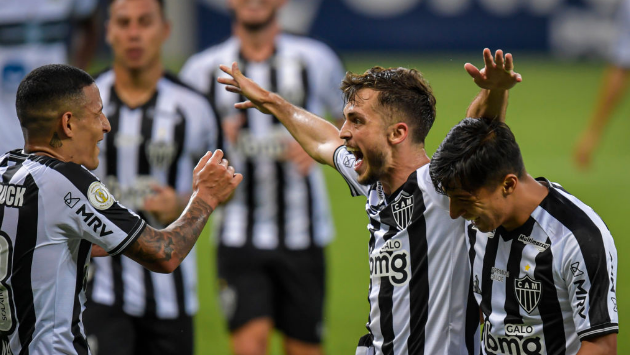 Jogadores do Atlético Mineiro comemorando - GettyImages