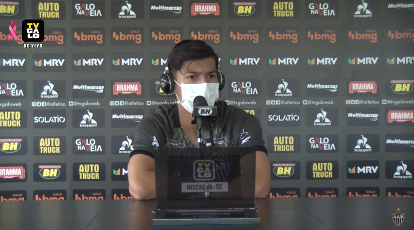 Após tropeços, Alan Franco avalia fase do Atlético-MG e diz que time briga pelo título - Reprodução/ Galo TV