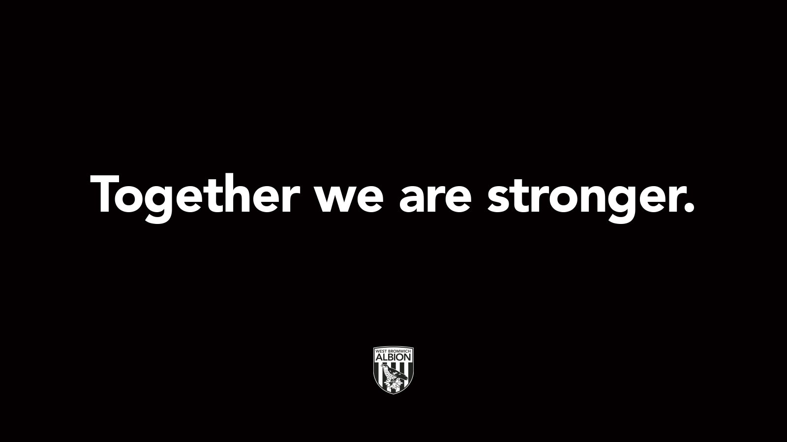 Torcedor questiona postura antirracista de clube britânico e recebe dura resposta - Divulgação/WestBromwichAlbion