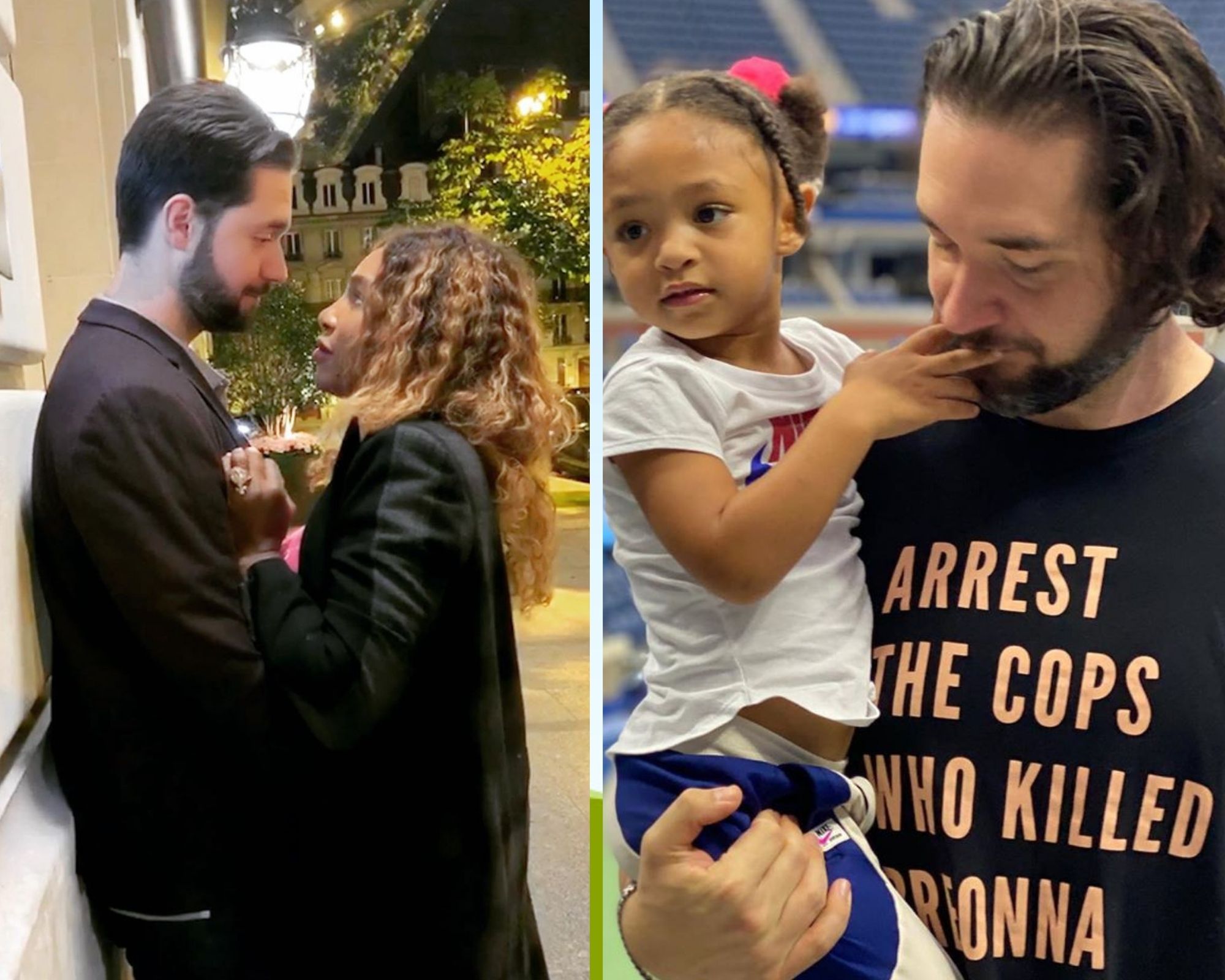 Alexis Ohanian, marido de Serena Williams, está com o cabelo mais longo - Reprodução/Instagram