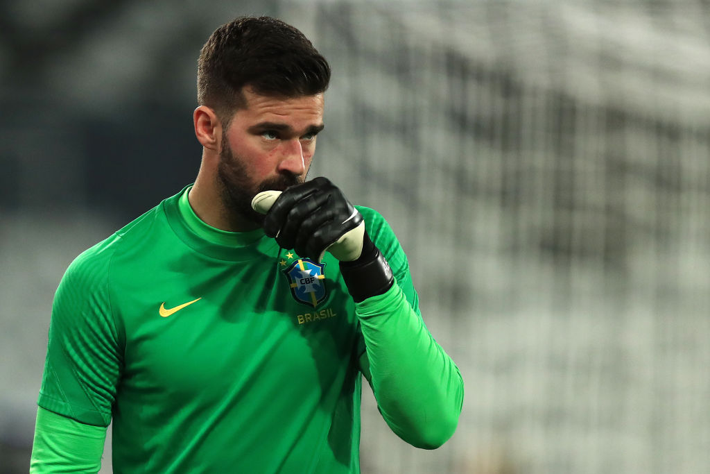 Seleção Brasileira: Alisson comenta rivalidade e projeta duelo contra Colômbia - GettyImages