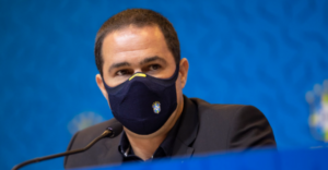 André Jardine faz a convocação da seleção olímpica - Reprodução/Twitter CBF - Lucas Figueiredo