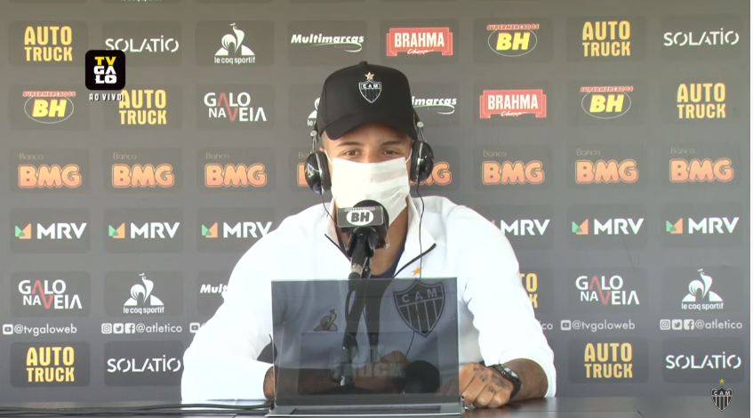 Guilherme Arana, lateral-esquerdo do Atlético-MG - Transmissão TV Galo